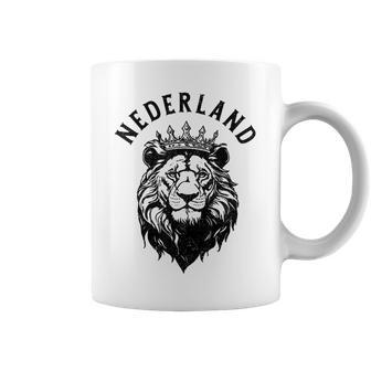 Nederland Netherlands Lion Dutch Holland Vintage Orange Coffee Mug - Thegiftio UK
