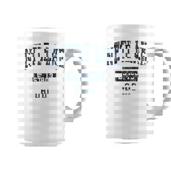 Nettle Lake Ohio OH Vintage Sports Established Coffee Mug | Mazezy