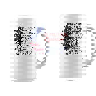 We No Longer Have A Difference In Political Opinion Morality Coffee Mug - Monsterry