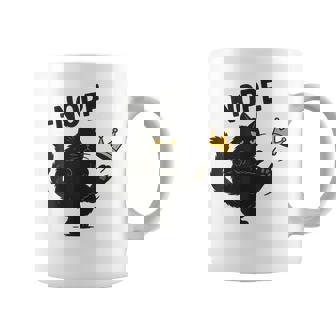 Nope No Kings In America Black Cat We The People Political Coffee Mug | Seseable CA