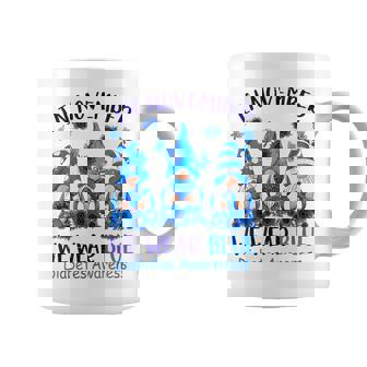 In November We Wear Blue Diabetes Awareness Month T1D Gnomes Coffee Mug | Mazezy