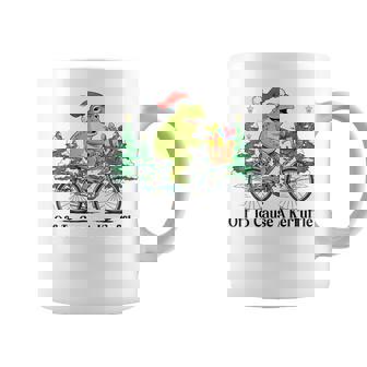 Off To Cause A Kerfuffle Frog Toad Santa Christmas Coffee Mug | Seseable UK