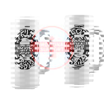 Official Emotional Support Canadian US Flag Maple Leaf Coffee Mug | Mazezy