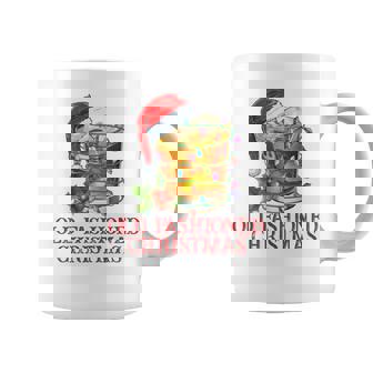 Old Fashioned Whiskey Christmas Bourbon Cocktail Drink Coffee Mug | Mazezy