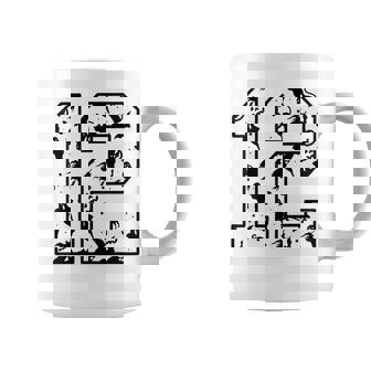 Orange And 12 Cute Halloween Pattern Number 12 Coffee Mug | Mazezy