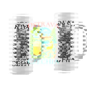 Ostrava Czechia Lion Beer Czech Republic Souvenir Coffee Mug | Mazezy