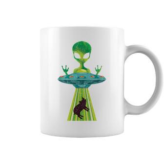 Ovni Ufo Porc Animal De Ferme Enlèvement Extraterrestre Tasse - Cadeauxyz