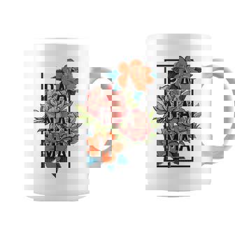 Panama Wildflower Floral Pride Souvenir Vintage Flower Coffee Mug | Mazezy