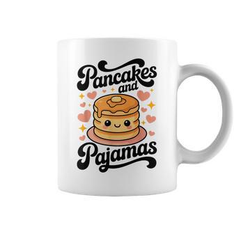 Pancakes And Pajamas Kawaii Pancake Breakfast Sleepover Coffee Mug - Thegiftio UK