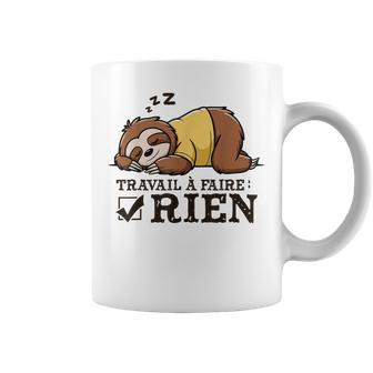 Paresseux Humour Drôle Travail À Faire Rien Paresse Tasse - Cadeauxyz