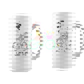 Paris France Retro Souvenir Bicycle Girl Vintage Tank Top Coffee Mug | Mazezy