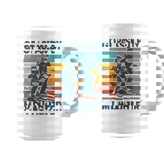 Got Passed By My Daughter Skiing Retro Winter Sports Coffee Mug - Seseable