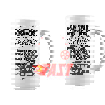 Paw Paw Of The Two Fast 2nd Birthday Racing Car Family Coffee Mug | Mazezy