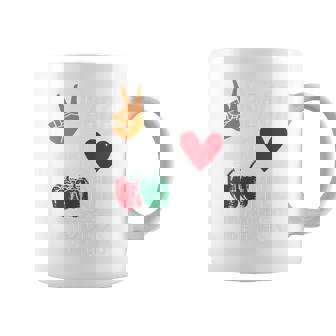 Peace Love Bell Peppers Premium Coffee Mug | Mazezy