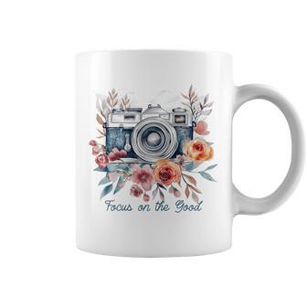 Photographer Focus On The Good Camera Flowers Photography Coffee Mug - Thegiftio UK