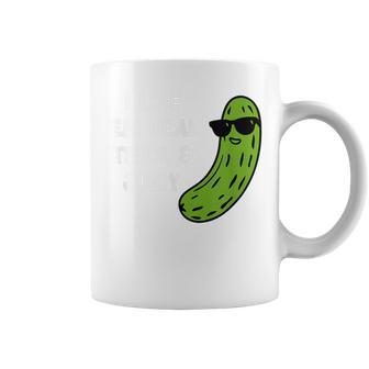 Pickle I Like 'Em Real Thick And Juicy Jokes Coffee Mug - Thegiftio UK