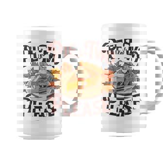 Pie For Two Please Thanksgiving Pregnancy Announcement Mom Coffee Mug - Thegiftio