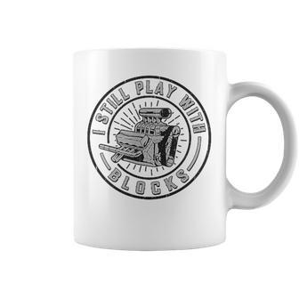 I Still Play With Blocks Front & Back Print Mechanic Coffee Mug - Thegiftio UK