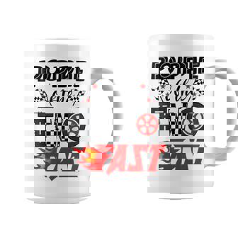 Poppie Of The Two Fast 2nd Birthday Racing Car Family Coffee Mug | Mazezy