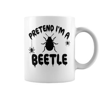 Pretend I'm A Beetle Spooky Cute Simple Quick Coffee Mug | Mazezy