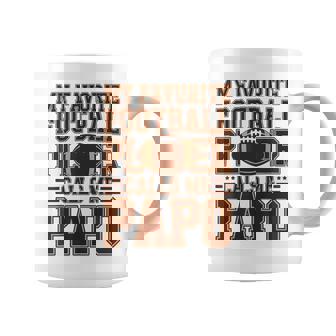 Proud Papo Football Lover Family Sports Fan Grandpa Player Coffee Mug | Mazezy