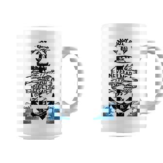 Proud Seaman Captain Husband Papa Daddy Anchor Print Graphic Tank Top Coffee Mug | Mazezy