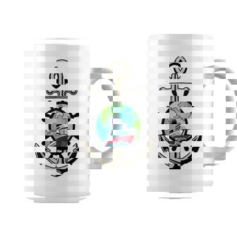 Proud Ship Seaman Captain Husband Daddy Anchor Print Graphic Tank Top Coffee Mug | Mazezy