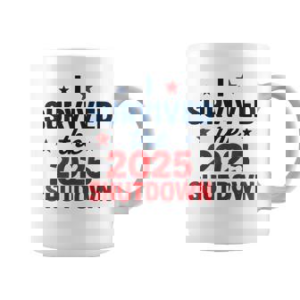 Proud Survivor Of 2025 Global Shutdown Coffee Mug | Mazezy