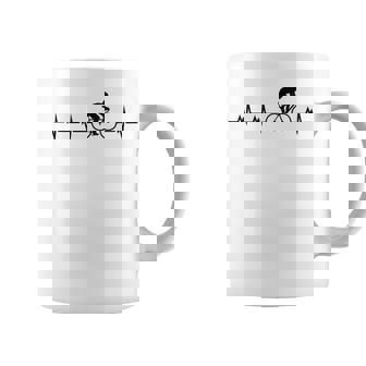 Pulse Of The Ride Bike Heartbeat Tank Top Coffee Mug | Mazezy