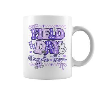 Purple Team Happy Field Day School Trip For Teacher Student Coffee Mug | Seseable UK