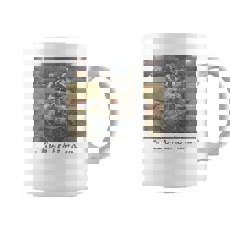 Raccoon Ballfield Baseball Mom Field I Live Here Now Coffee Mug | Seseable FR