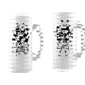 Racing Checkered Flag Auto Motorsports Race Track Coffee Mug | Mazezy