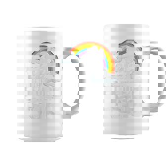 Rainbow St Patrick's Day Lucky To Be The Birthday Girls Coffee Mug | Seseable UK