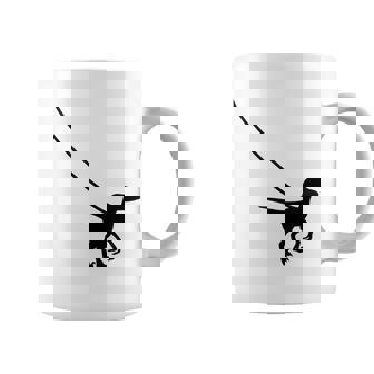 Raptor Velociraptor On A Leash Dino Cool Graphic Tank Top Coffee Mug | Mazezy
