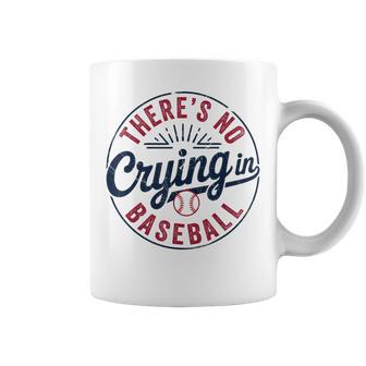 There Is No Crying In Baseball Game Day Baseball Mom Coffee Mug - Thegiftio UK