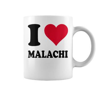 Red Heart I Love Malachi Coffee Mug - Thegiftio UK