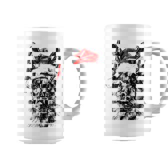 Retro German Shepherd Santa Dog Christmas Pet Xmas Vibes Coffee Mug - Monsterry