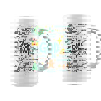 Retro Religious Christmas My God Jesus Is The Reason Coffee Mug - Monsterry