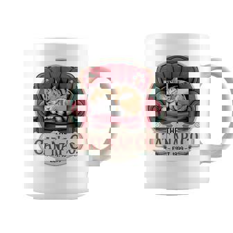 Retro Sleeping Cat Christmas – Cozy Vintage Holiday Coffee Mug | Mazezy