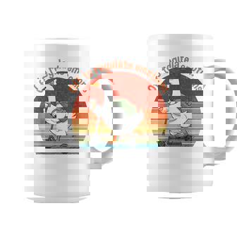 Retro Vintage Off To Regulate Emotions Goose Mental Health Coffee Mug | Mazezy