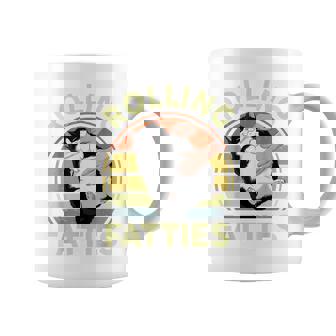 Rolling Fatties Tuxedo Cat Breed Mom Dad Kitten Retro Coffee Mug - Thegiftio