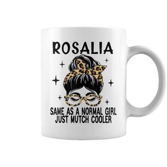 Rosalia Disfraz Lindo Definición Nombre Personalizado Rosalia Taza de café - Regaloses