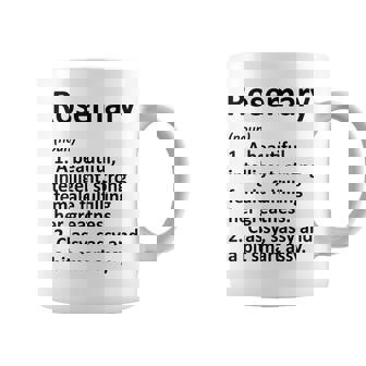 ROSEMARY Definition Personalized Name Christmas Coffee Mug | Mazezy