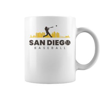 San Diego Baseball Vintage Minimalist Retro Baseball Lover Coffee Mug - Thegiftio UK