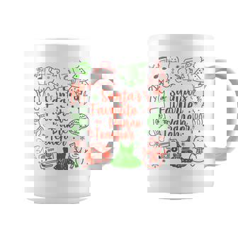 Santa's Favorite Dance Teacher Instructor Christmas Dancer Coffee Mug | Mazezy