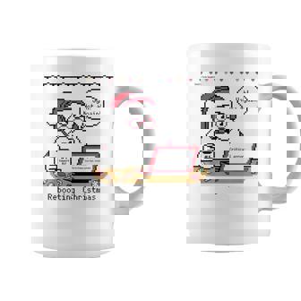 Santa's Tech Support Rebooting Christmas Humor Coffee Mug | Mazezy