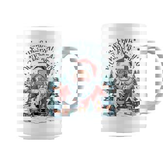 He Sees What You've Been Reading Bookish Christmas Tri-Blend Coffee Mug - Thegiftio