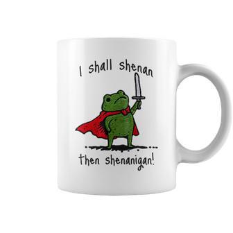 I Shall Shenan Then Shenanigan Cute Frog Meme Coffee Mug - Thegiftio UK
