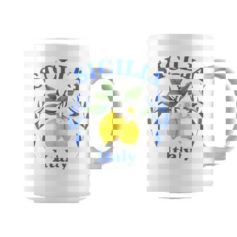 Siciliaouvenir Italiano Italia Limonesouvenirs Deicilia Taza de café - Regaloses