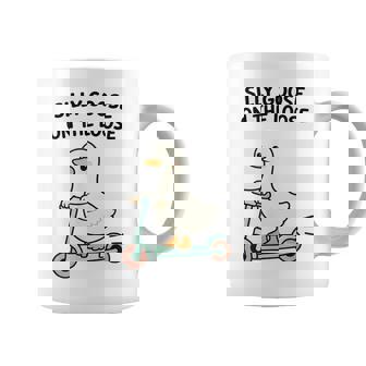 Silly Goose On The Loose Meme Kawaii Girls Women Coffee Mug - Seseable